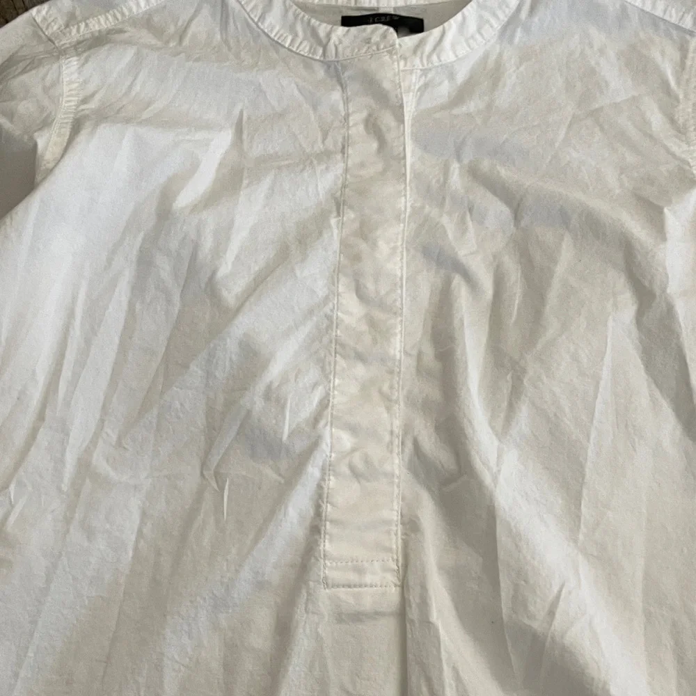 J. Crew Crisp White‎ Tunic Top